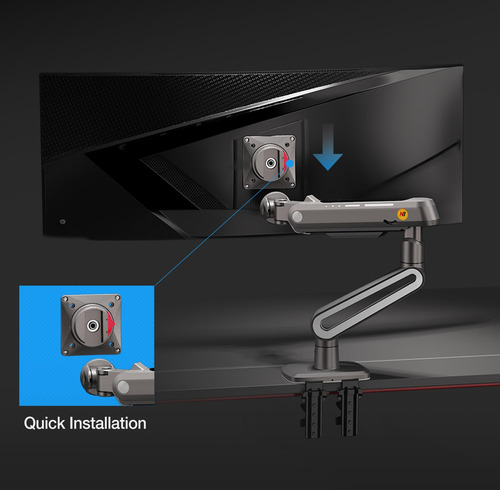 Brazo De Juego Ergonómico Nb Para Monitores De 27 A 50 Pulga