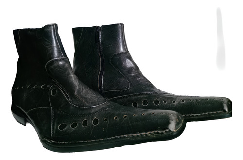 Zapatos Priamo Estilo Italiano Gris Oscuro 42