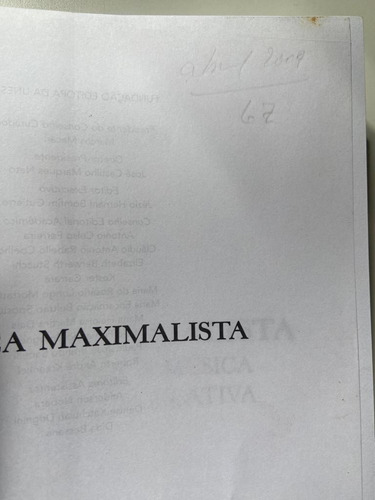 Livro Música Maximalista Flo Menezes (Usado)