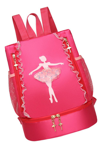 Bolsa De Baile De Ballet Con Cierre De Ballet Para Niña, Par