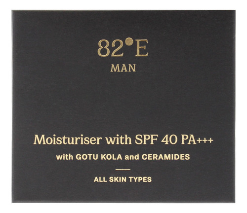 Crema Hidratante 82e 82e Con Spf 40 Pa Plus Para Hombres