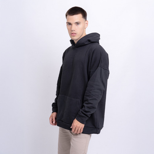 Buzo Canguro Oversize Premium Algodon Hombre