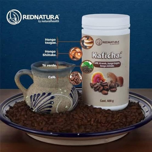 Café Kafichai Soluble Instantáneo Rednatura De 400g