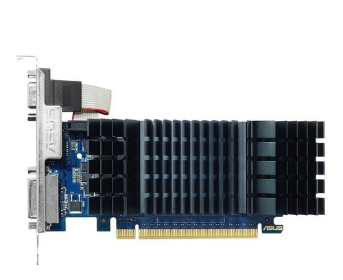 Imagen 1 de 6 de Placa de video Nvidia Asus  GeForce 700 Series GT 730 GT730-SL-2GD5-BRK 2GB