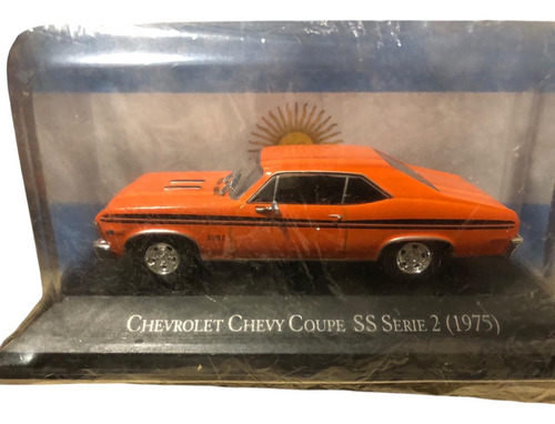 Chevrol Chevy Coupe Ss Serie 2 1975 N*68 Autos Inolvidables Naranja