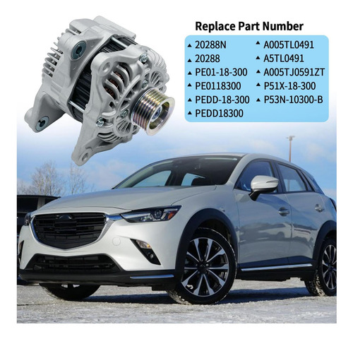 Alternador 12v 100a Para Mazda Cx-5, Alta Eficiencia