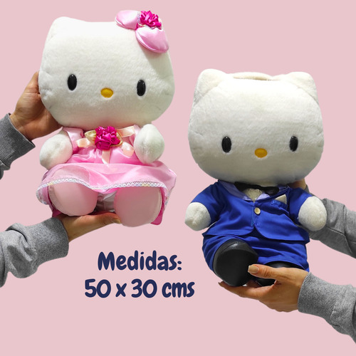 Peluches Hello Kitty Y Dear Daniel Sanrio - Novios - 50 Cms