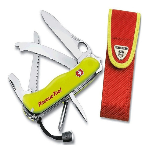 Cortapluma Victorinox Rescue Tool Estuche Original 23068