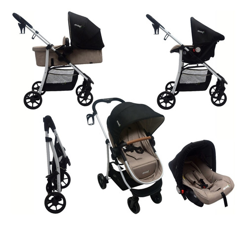 Coche Bebé Travel System 3 En 1 Avanti Moises Huevito