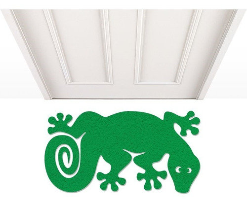 Capacho Lagarto Decoração Casa Criativa Pet Bichos Verde Top