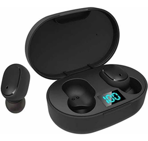 Auriculares Bluetooth 5.1 Tws E6s con reducción de ruido, color negro, color claro, verde oscuro