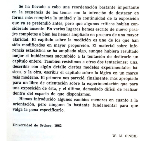 Introducción Método En Psicología O'neil Manual / Cs Eudeba (Usado)