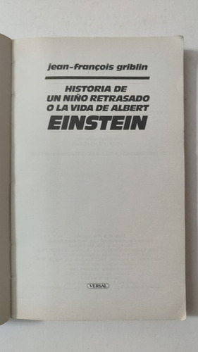 Historia De Un Niño Retrasado O La Vida De Einstein-(37) (Usado)
