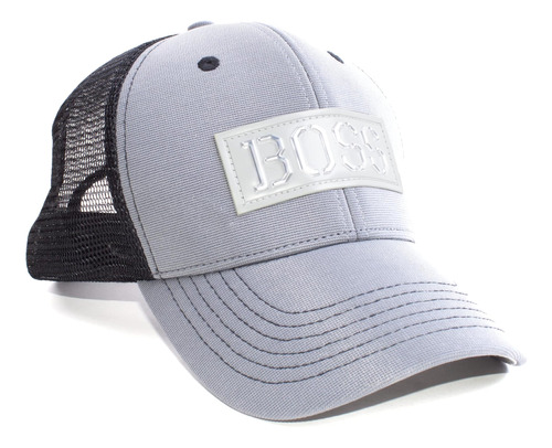 Boss Fit All Gorra Béisbol Hombre Y Mujer, Perfil Bajo, Gris