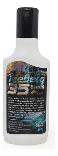 12 Unidades Super Gel Massageador Iceberg 35 Ervas 200g