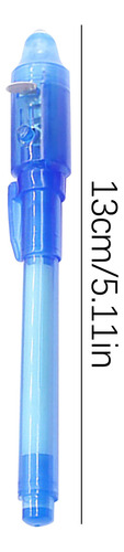 Bolígrafo De Tinta Invisible Con Luz Luminosa Multifunción V