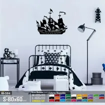 Comprar Vinilos Decorativos Barco Pirata Calcomanias Para Niños