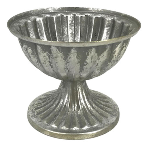 Vaso Decorativo De Urna Francesa, Peça Prata Antiga Grande