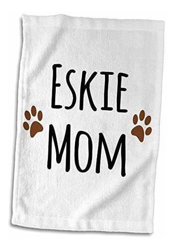3d Rose Eskie Mom-american Eskimo Dog Breed Pet Owner-brown 