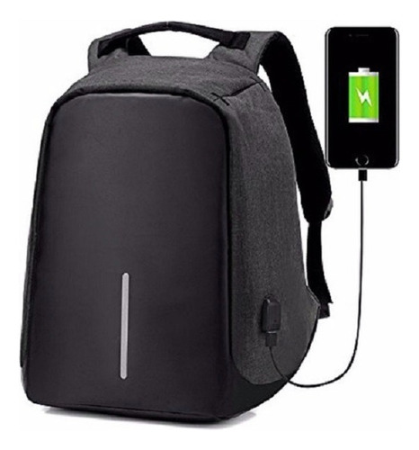 Bolso Mochila Morral Antirobo Con Puerto Usb