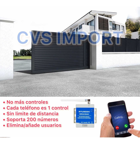 Portero Eléctrico Gsm-multibanda+fuente+chip