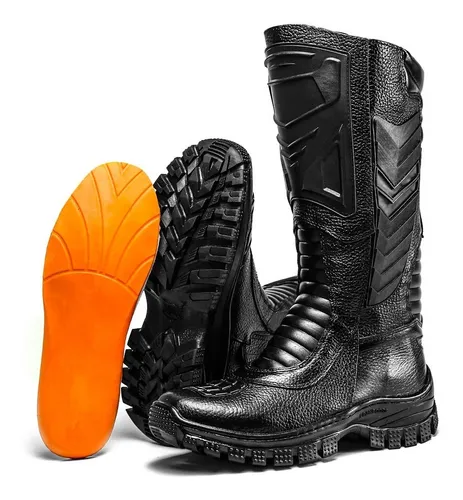 Bota coturno on sale masculina cano longo