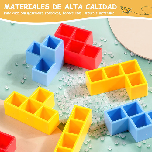 64 Pcs Tetra Tower Balance Game Juego De Equilibrio De