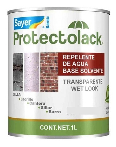 Sellador Repelente De Agua Protectolack 1 L Sayer Hi-0215.30