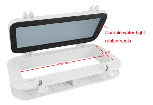 Marine Boat Yacht Rv Portilla Reemplazo Rectangular Ventana
