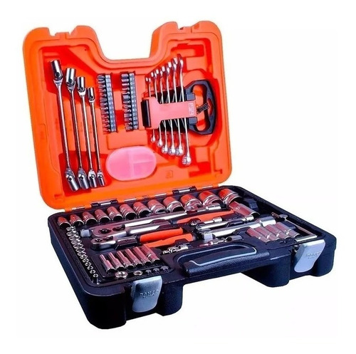 Imagen 3 de 8 de Caja Herramientas Bahco Llave Tubo +acc 91pz S910a 1/4 1/2''