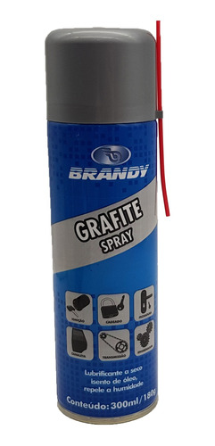 Grafite Spray Lata 300ml/180g