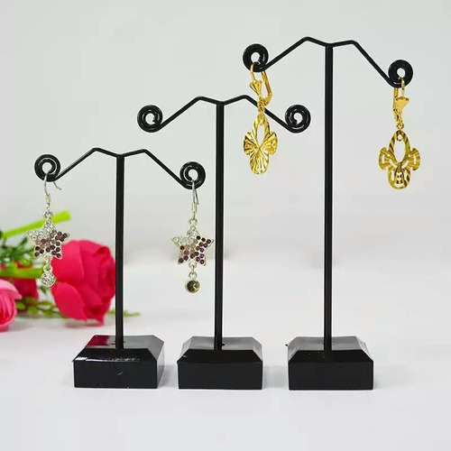 Exhibidor De Aretes 3 Piezas Elegante Soporte Para Joyeria