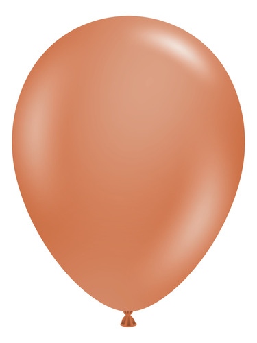 Tuftex Balloons Globos Premiun De Látex Burnt Orange R17