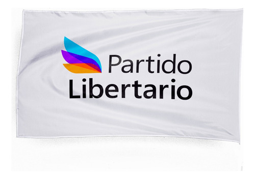 Banderas Políticas Partido Libertario 100x150cm. En 24hs !!