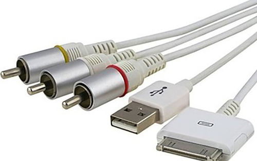 Cable Generico Audio-video-usb P/iphone Viejo- Codigo 3128