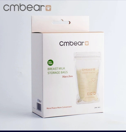 Imagen 4 de 5 de Bolsas Almacenar Leche Materna Libre Bpa Doble Cremallera