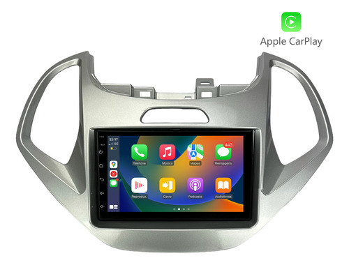 Kit de centro multimedia Android Ford Ka 2014 A 2018 Plateado