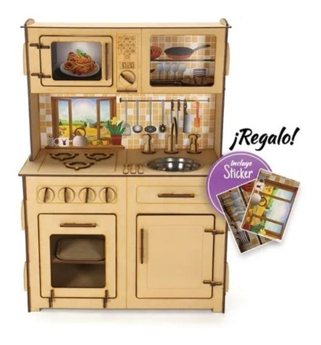Imagen 2 de 6 de Cocina De Juguete Cocina Infantil Juego Niños Talotita