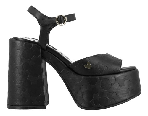 Sandalia Mujer Disney Mickey W Capsule Negro Cwoutline
