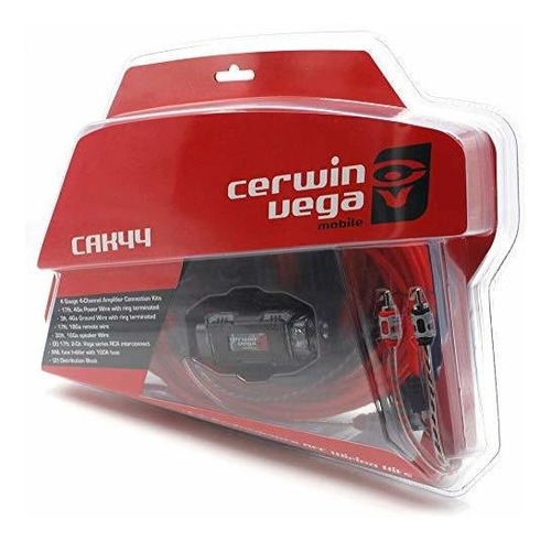 Cerwin Vega Mobile Cv Cak44 Kit De Conexión De Amplificador 