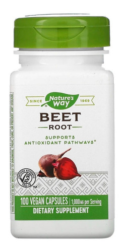 Natures Way Beet Root Raiz De Remolacha 100caps