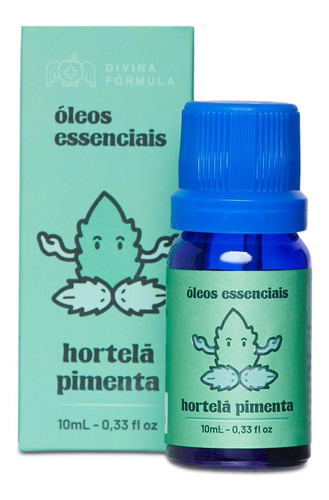  Óleo Essencial Hortelã Pimenta 10ml Divina Fórmula