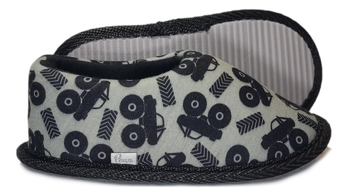 Pantuflas Chico Cerrada Invierno De Algodón Mod. 5000. Pear