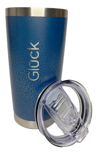 Imagem 1 de 10 de Copo Com Tampa Térmico Inox Cerveja Chopp Gelado Acamp Gluck