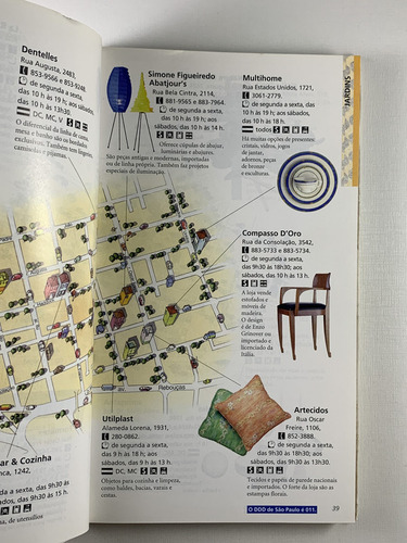 Livro Guia De Decoração Casa 1015 Endereços Onde Fazer Boas Compras Para Casa Em São Paulo E No Rio De Janeiro Editora Abril - D6