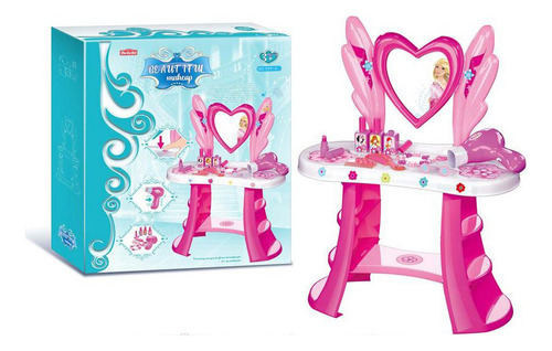 Peinadora De Juguete De Niña Corazon Accesorios Beleki
