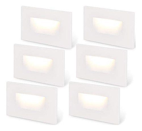 Leonlite 120v Step Lights Luz Blanca Regulable Para Escalera