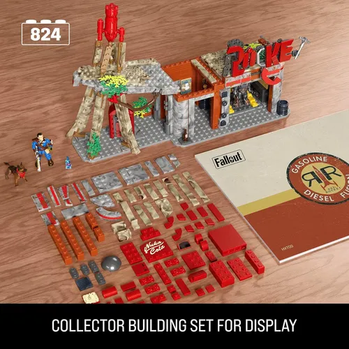 Set De Construcción Fallout 4 Red Rocket Mattel 824 Piezas
