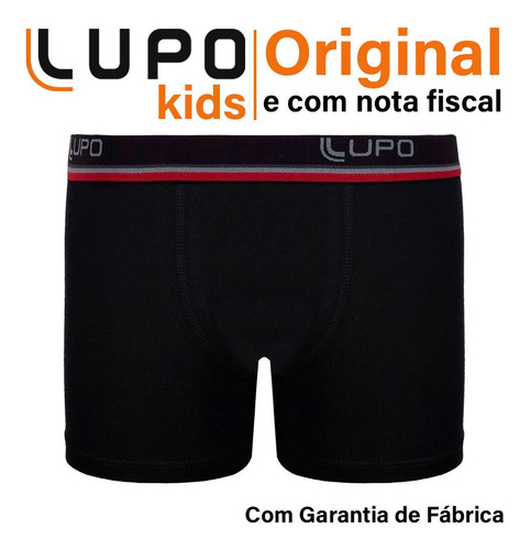 Imagem 2 de 6 de Kit 10 Cueca Boxer Infantil Lupo Box Criança Algodão Atacado