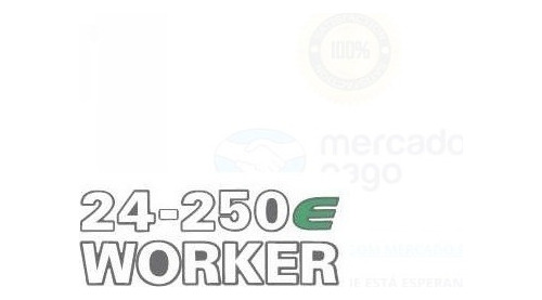 Emblema Resinado Vw 24-250e Worker